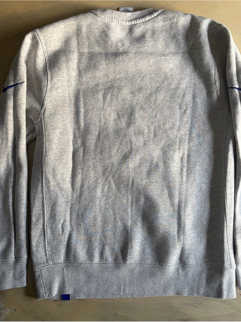 Mens Nike Embroidered USA States Sweater Gray Size XS, free shipping